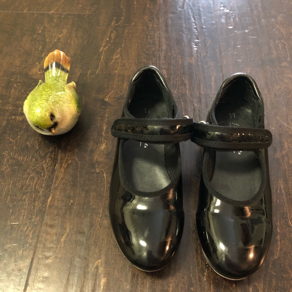 Danskin Freestyle Mary Jane Tap Shoes Girls SZ 11